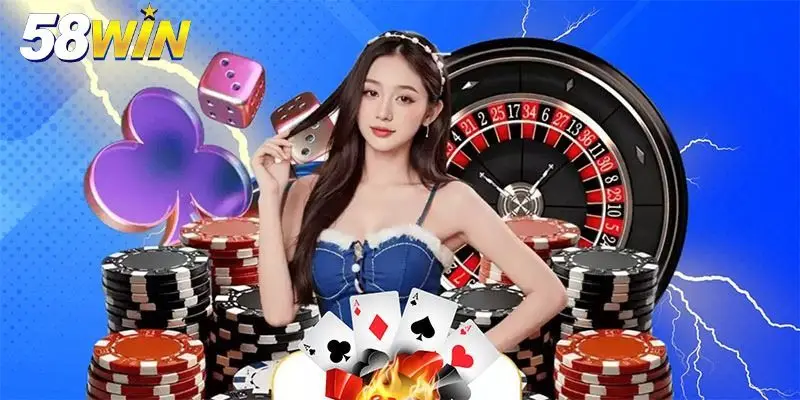 Evolution nổi bật tại sòng casino 58win